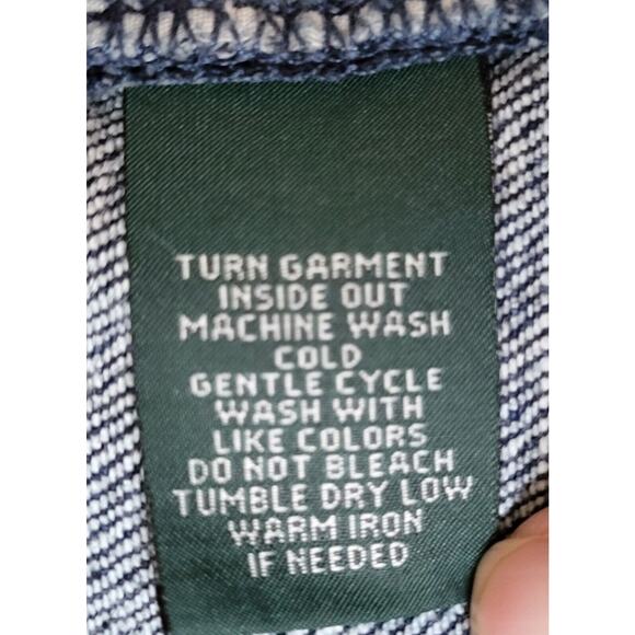 LRL Lauren Jeans Co Ralph Lauren Mid Rise Bootcut Jeans Blue Denim Women Size 10 - Picture 9 of 11